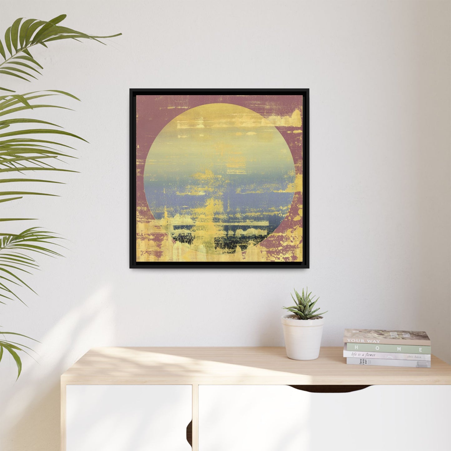 Canvas Print: "Eclipse of Echoes"