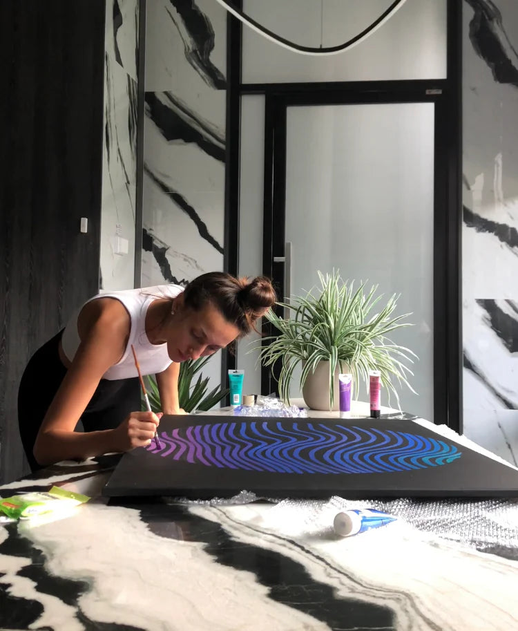Original painting: "Harmonic Flow"
