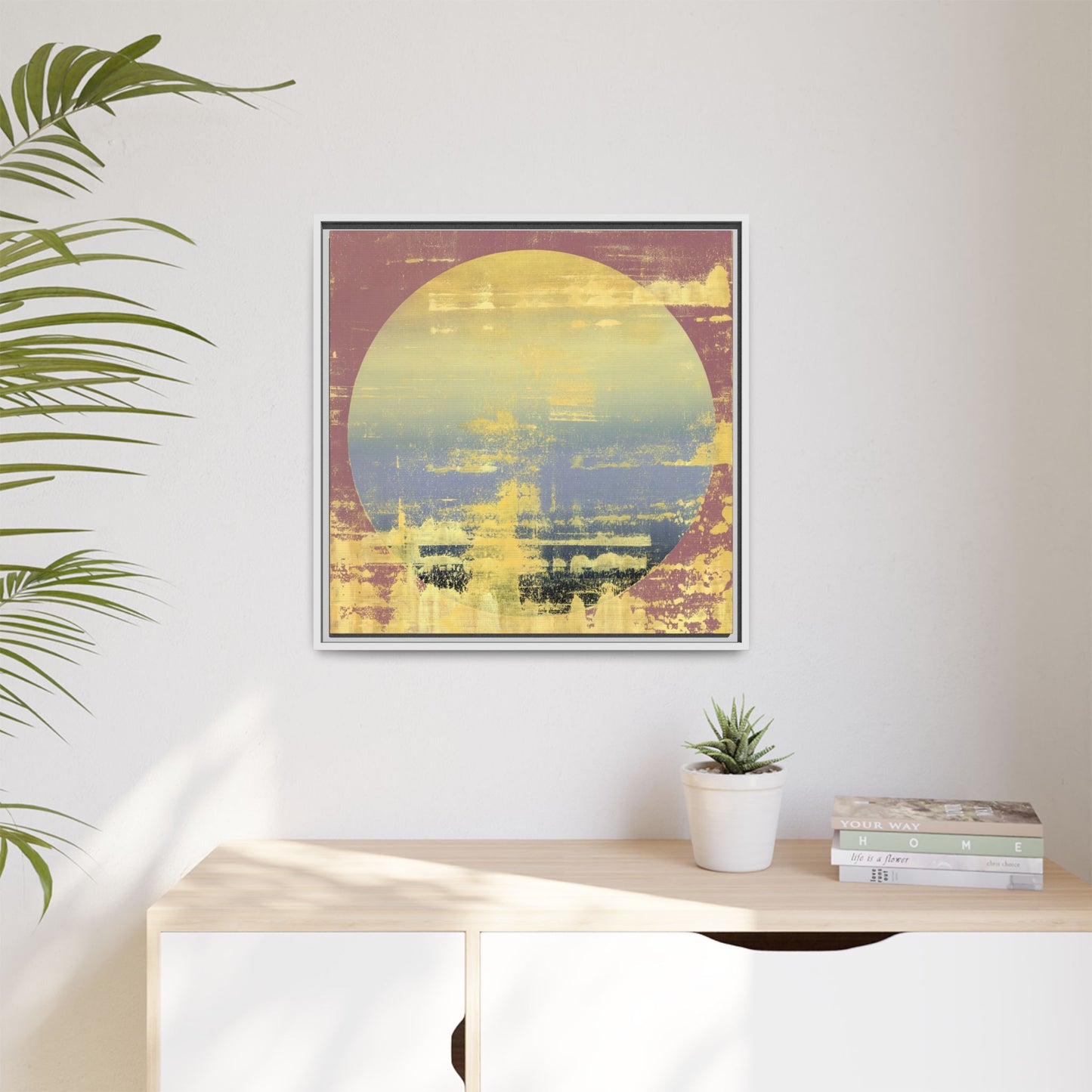 Canvas Print: "Eclipse of Echoes"